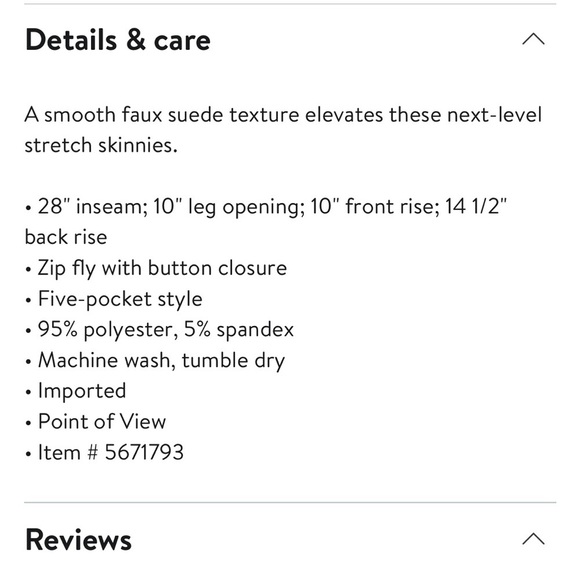 Liverpool Abby Black Faux Suede Ankle Skinny Jeans Pants 12 - Picture 2 of 10